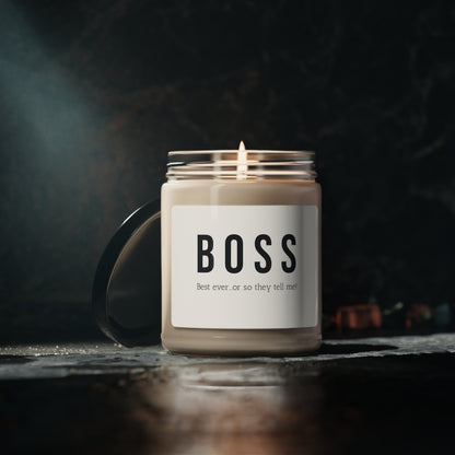 BOSS–Scented Soy Candle, 9oz