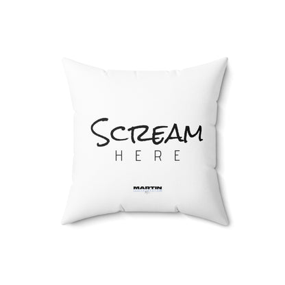 Scream Here!–Pillow