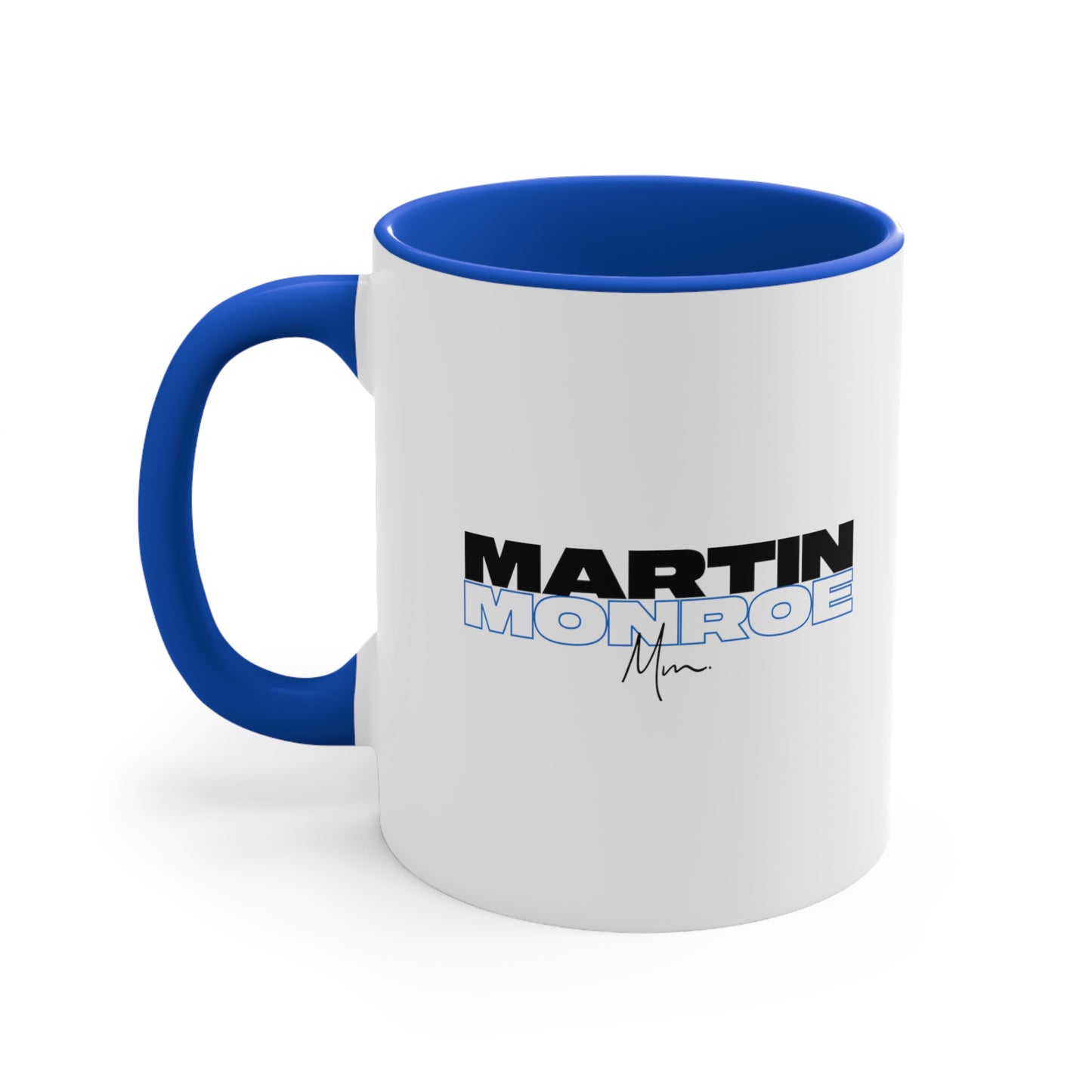 Martin Monroe–11oz Mug (White/Blue)