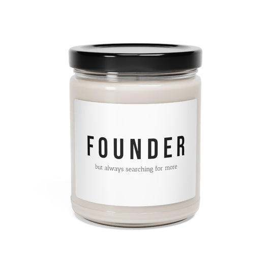 FOUNDER–Scented Soy Candle, 9oz