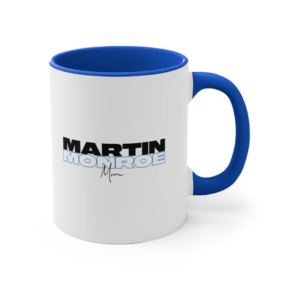 Martin Monroe–11oz Mug (White/Blue)